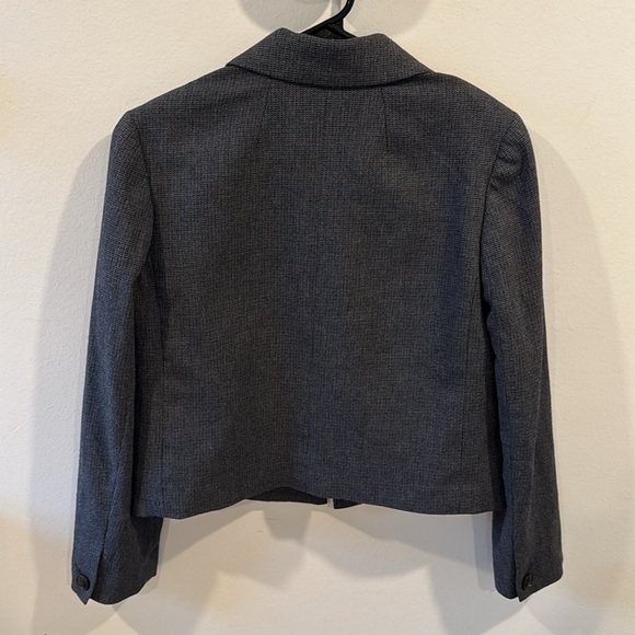 Madewell Women’s The Sutter Crop Blazer Whitfield Micro Check Jacket Size XXS - Picture 9 of 10